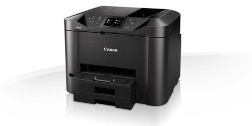 Canon MAXIFY MB5450 - Stampante multifunzione - colore - ink-jet - A4 (210 x 297 mm), Legal (216 x 356 mm) (originale) - A4/Legal (supporti) - fino a 22 ppm (copia) - fino a 24 ipm (stampa) - 500 fogli - 33.6 Kbps - USB 2.0, LAN, Wi-Fi(n), host USB